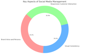 social media management pie chart